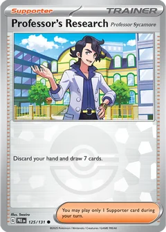 Professor's Research Sycamore Poke ball Holo 125